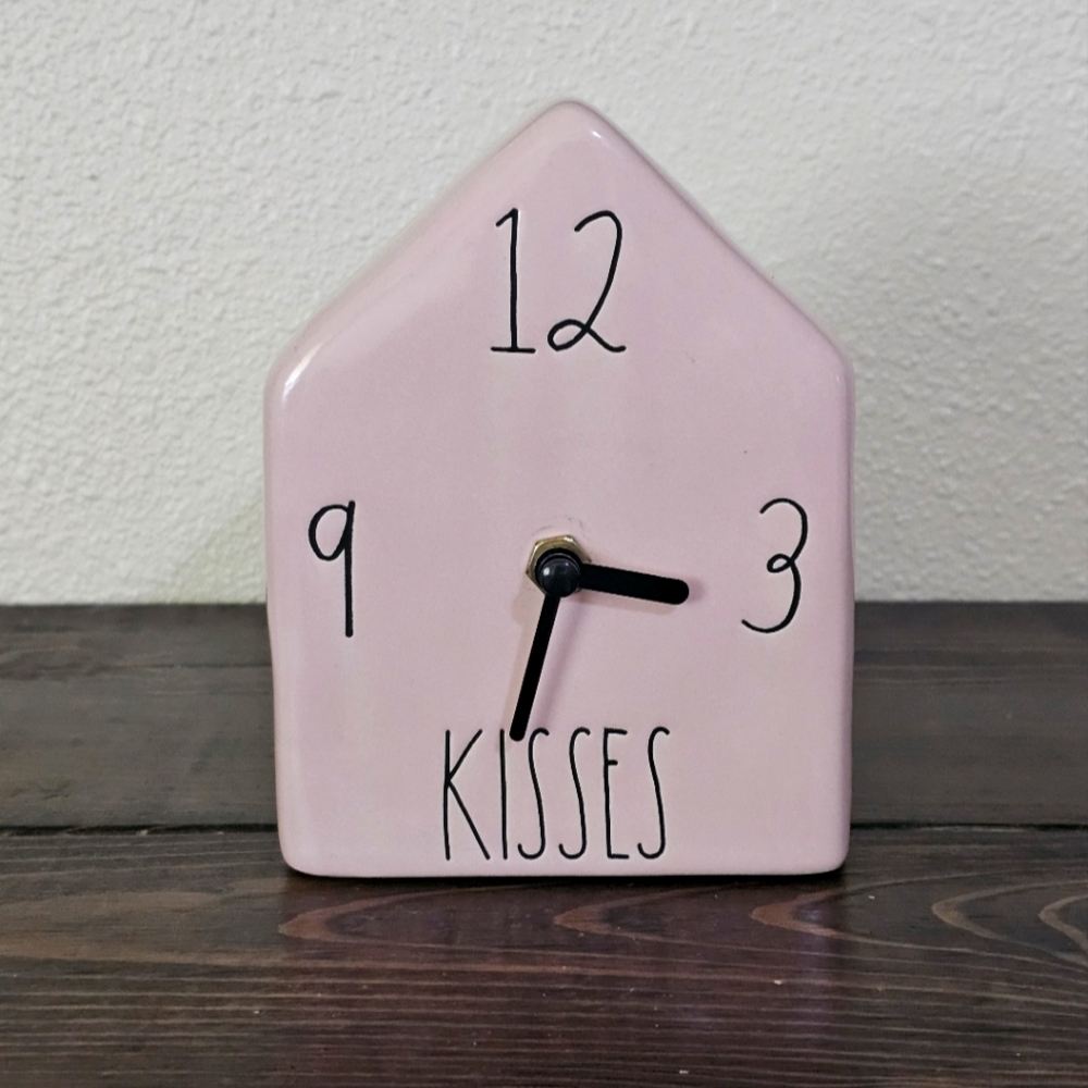 Light pink Rae Dunn clock